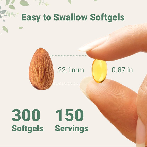 PACK OF 2 | Ree Oregano Softgels, 300 Count | 2 in 1 Formulated with Black Seed Oil